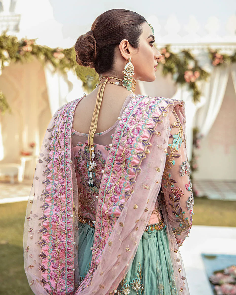 Joli Embroidered Net 3-Piece Suit WS-03